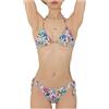Okeo Bikini Donna, Costume Due Pezzi Donna, Imbottitura Estraibile, Laccetti Regolabili, 100% Foderato, Fantasie Estive