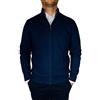 SENZA MARCA/GENERICO Fashion Moda Maglione Cardigan Uomo Classico Lana Cachemire Cotone Girocollo con Zip Regular J1781 (Bordeaux, XXL)