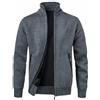 MeiLayM Uomo Autunno Inverno Cardigans Cerniera Intera Giacca Maglione Maglia Manica Lunga Cardigan Cappotto Invernale Foderato in Pile Caldo Maglione Cardigan Felpa