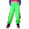 Rolanko Pantaloni Hip Hop per Ragazze, Pantaloni Cargo Elasticizzati per Bambini Jogger per Streetwear e Danza