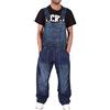 Generisch Salopette da uomo, jeans lunghi, pantaloni da lavoro, pantaloni cargo elasticizzati, con tasche, per il tempo libero, extra forti, per attività all'aria aperta, larghi, oversize, pantaloni da lavoro