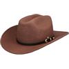LIERYS Jornick Cappello da Cowboy Western unicolore Prodotto in Italia Uomo Autunno Inverno