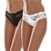 Merry Style Slip a Vita Bassa Donna MSGAB92 ((2Pack) Nero/Bianco, 42 (Taglia Produttore: S))