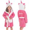 Tartas de pañales y más Accappatoio per bambini personalizzato con nome - 100% cotone con cappuccio - vestaglia da bagno per bambini e ragazze, regalo originale per compleanno, piscina e spiaggia. REGALI TPMAS