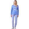 Noidinotte; more than pyjamas Noidinotte - Pigiama Donna Caldo Cotone Articolo Bear. - XL Azzurro