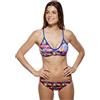 TurboTronic By Z-LINE Turbo Donna Surf And Flower Parte Inferiore del Bikini, Multicolore, Medium