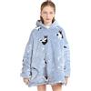 UUAISSO Felpa con Cappuccio per Ragazze Indossabile Felpa Oversize per Bambini con Tasca Abbigliamento Invernale