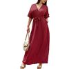 JOPHY & CO. Abito Vestito Lungo Casual con Scollo a V cod 7196
