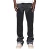 MASUCOR Jeans Y2k Micro Flare da Uomo Pantaloni Denim Patchwork con Schizzi D'inchiostro Alla Moda Jeans Casual Autunnali con Tasche Jeans Hip-hop Streetwear a Gamba Dritta(Black,XL)