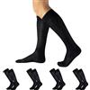 CALZITALY Calze Uomo Filo di Scozia, Calze Uomo Cotone, Calze Estive Uomo, Made in Italy (IT, Numero, 43, 46, Regular, Regular, 4, Nero - Lungo)