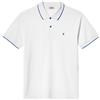 Coveri Polo Uomo Manica Corta 100% Cotone Piquet M L XL XXL XXXL (IT, Testo, 3XL, Regular, Regular, Bianco)