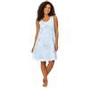 Leedya Camicia da Notte Donna Primaverile/Estiva 100% Cotone Made in Italy - Spalla Larga, Fresca e Traspirante, vestibilità Comoda