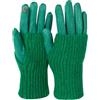 styleBREAKER Guanti da donna 3 in 1 per touchscreen con polsino in maglia rimovibile | Guanti invernali | 3 varianti d'uso | Morbidi, caldi ed elastici in molti colori, colore:Verde scuro