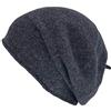 Kopka Accessories Kopka - Berretto da basco in lana 100% lana (merino), da donna Nero / nero mélange Taglia unica