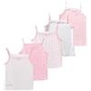 Tolmaiertu 2-10 Anni Cannottiera da Bambina in Cotone Canotta Intima Morbido Traspirante Bambini Canottiere Confezione da 5