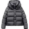 Cocila Giacca Da Donna In Piumino Spesso Con Cappuccio Giacche Bianche Cappotti Corti E Caldi Invernali Capispalla Femminili College (Grey S) 100 Grammi Donna Leggero Giubbotto Jeans Corto