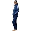 LOTTO Tuta Donna in Pile con Zip Intera - Tuta in Pile Sherpa Effetto Agnellato - Tuta Donna Invernale Termica - Tuta Donna Completa