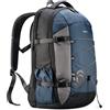 BARRENS Zaino per bagaglio a mano, 55 x 40 x 20 cm, leggero zaino da viaggio da 38 l, per aereo con elementi riflettenti e design ergonomico, blu, Handgepäck Rucksack 55x40x20cm