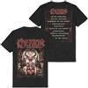 Kreator Krushers of The World Vintage Cover Uomo T-Shirt Nero 100% Cotone Regular