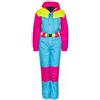 FunkyAlps - Tuta da sci anni '80 - Outfit da sci retrò unisex - Antivento e impermeabile - Perfetta per l'après-ski - Disponibile nelle taglie dalla S alla XXL