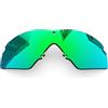 LenzReborn Lenti di ricambio polarizzate da 1,6 mm per occhiali da sole Oakley Si M Frame 2.0/3.0, protezione UV, lenti a specchio scuro, parti di riparazione e kit (verde giada)