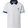 NORTH SAILS Polo Bambino in piqué di Cotone Bio con Profili a Contrasto