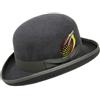 Borges & Scott Orwell Premium - Cappello a Bombetta - Feltro 100% di Lana