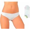 JADEA Offerta 5-7 Pezzi + 1 Calza Omaggio Slip Donna Taglio Laser in Cotone Art. 8000 C Slip Donna Senza Cuciture Invisibile (5 Pezzi Cipria + 1 Calza Omaggio, 5)