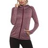 Sykooria Felpa Donna Zip con Cappuccio Giacca Sport Slim Fit Leggero e Traspirante, con Foro per Il Pollice e Tasca Grande