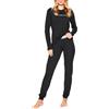 Emporio Armani Set di Pigiami da Donna con Logo iconico, Confezione da 2, Nero, L