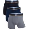 CR7 Underwear - Confezione da 3 Boxer da Uomo, in Microfibra Traspirante con Vita Morbida, Multicolore