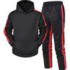 Generic Tuta Sportiva da Uomo Autunno e Inverno per Il Tempo Libero con Cerniera Lampo Calcio Squadre