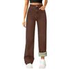 Kiduoua Jeans da Donna Foderati in Pile, da Donna Invernali Imbottiti Caldi in Denim a Vita Alta Slim Fit Jeans Termici Comodi da Jogging a Vita Alta Jean Skinny Elasticizzati