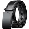 HFBZVAFC Cintura a cricchetto da uomo extra large extra lunga misura 105 130 140 150 160 170 cm cintura con fibbia automatica in pelle PU(160cm/62in)