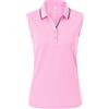 MoFiz Polo Senza Maniche Donna Camicia Golf Shirt Estiva Cotone Top Traspirante