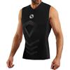 sesto senso Canottiera Camicia Sportiva da Uomo Biancheria Intima Termica a Compressione XXL/3XL Black Nero