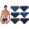 Navigare 6 Slip Uomo in Offerta, Mutanda Elasticizzata in Cotone, Varie Fantasie e Modelli