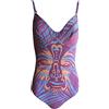 Solar Tan Thru della cinghia costume da bagno 1022b19 in viola/viola o viola/rosso