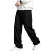 Zewool Jeans da uomo con taglio largo, Y2K, pantaloni da skater, con gamba dritta, Hip-Hop Streetwear