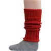Hirsch Natur - Scaldapolpacci per Bambini in Lana Merino a Maglia Grossa 100% Lana Vergine (kbT), Rosso, Taglia unica