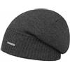 Stetson Berretto Beanie Oversize in Lana Merino a Maglia Unicolore Prodotto in Italia Unisex Autunno Inverno