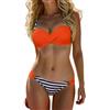 Generico Costume Bagno Donna Estivo Taglie Forti Beachwear a Fascia con Ferretto e Spalline Sexy Bikini Anti Segni Abbronzatura 2026 Costumi Mare Primavera