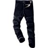 Caixinkan Pantaloni classici da uomo in velluto a coste con gamba dritta, pantaloni elasticizzati, pantaloni twill, slim fit, fasciati alla caviglia, pantaloni eleganti da abito, tinta unita, business
