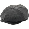 LumiSyne Vintage Berretto Piatto Coppola Uomo Donna 8 Pannelli Cappello Baker Boy Tweed a Spina di Pesce Misto Lana Regolabile Baschi Scozzesi Berretto Gatsby Newsboy cap Cappellino Autunno Invernale