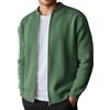 DASONLUE Cardigan da uomo di colore puro cardigan cardigan invernale lavorato a maglia con cerniera intera Cardigan morbido maglione a maglia grossa per autunno e inverno
