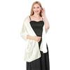 LumiSyne Donna Scialle Stola In Raso Setoso Per Abito Da Sera Tinta Unita Sciarpe Lunga Leggero Elegante Wrap Stola Per Sposa Matrimonio Cerimonia Festa, 200×70cm