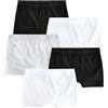 NEXT Ragazza Confezione da 5 Slip Nero/Bianco/Grigio 11 Anni-12 Anni
