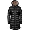 Blauer Giubbino lungo Impermeabile Trench Imbottito in ovatta da donna, MICRO RIP, modello ADELAIDE 25WBLDK02069