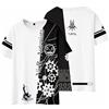 Charous Magliette a tema anime del gioco NieR:Automata Yorha No.2 Type B Summer Refresh Cartoon per fan di Manga 2B regalo cosplay, Bianco 1, M
