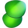 Prizo ORL Lenti di ricambio polarizzate per occhiali da sole Oakley Pitchman R OO9439 (Emerald Iridium)